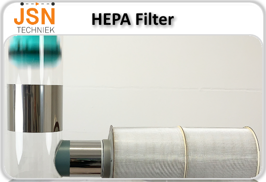 hepa filter button